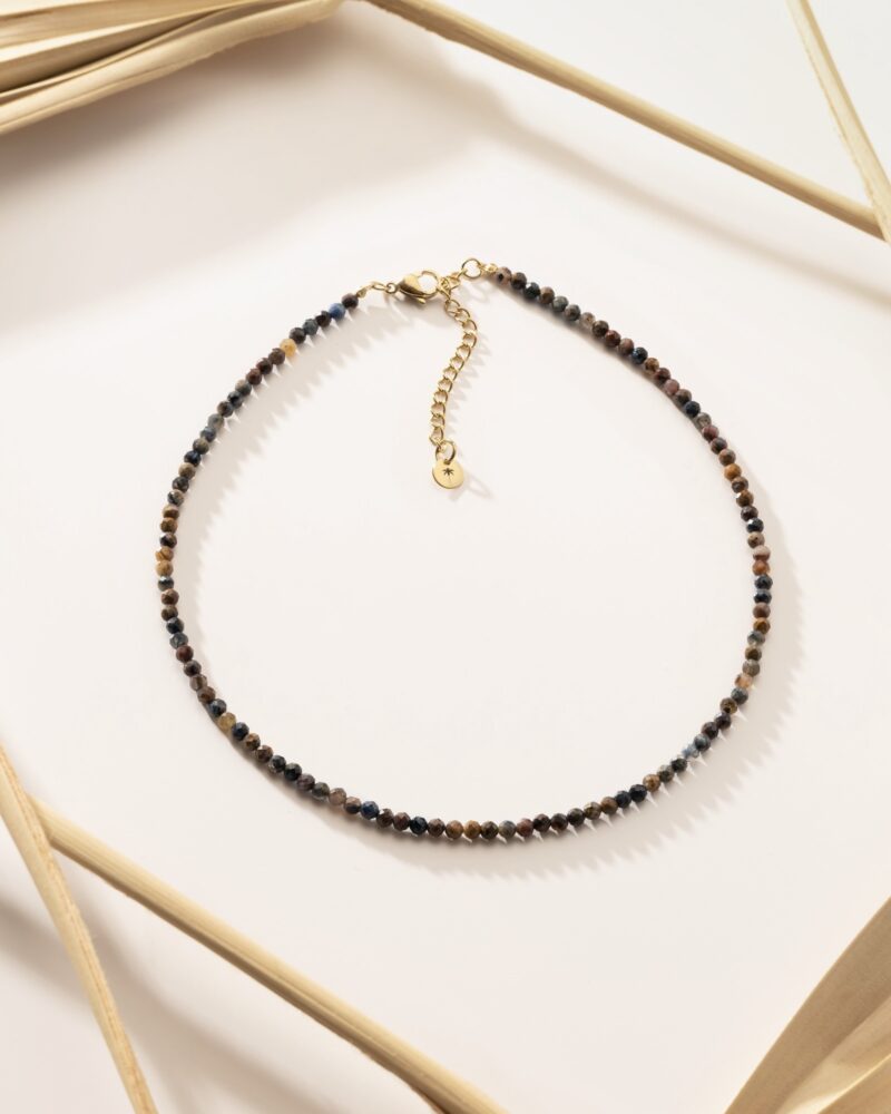 Naszyjnik typu choker "Pietersit"