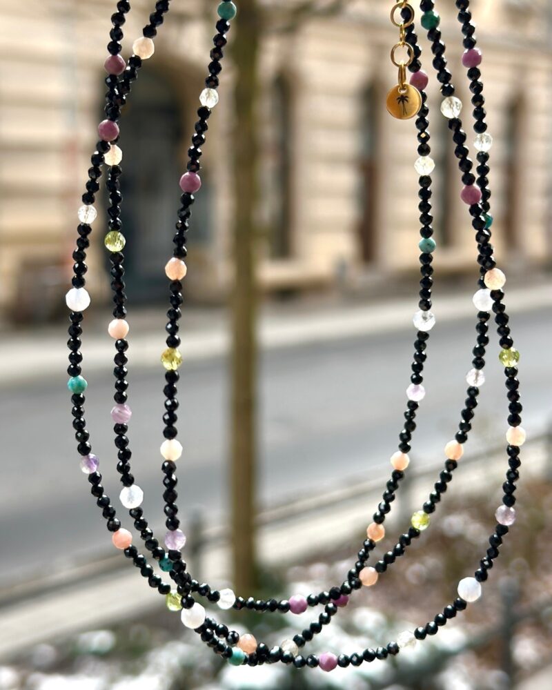 Naszyjnik typu choker "Pastele w Turmalinie" - Turmalin