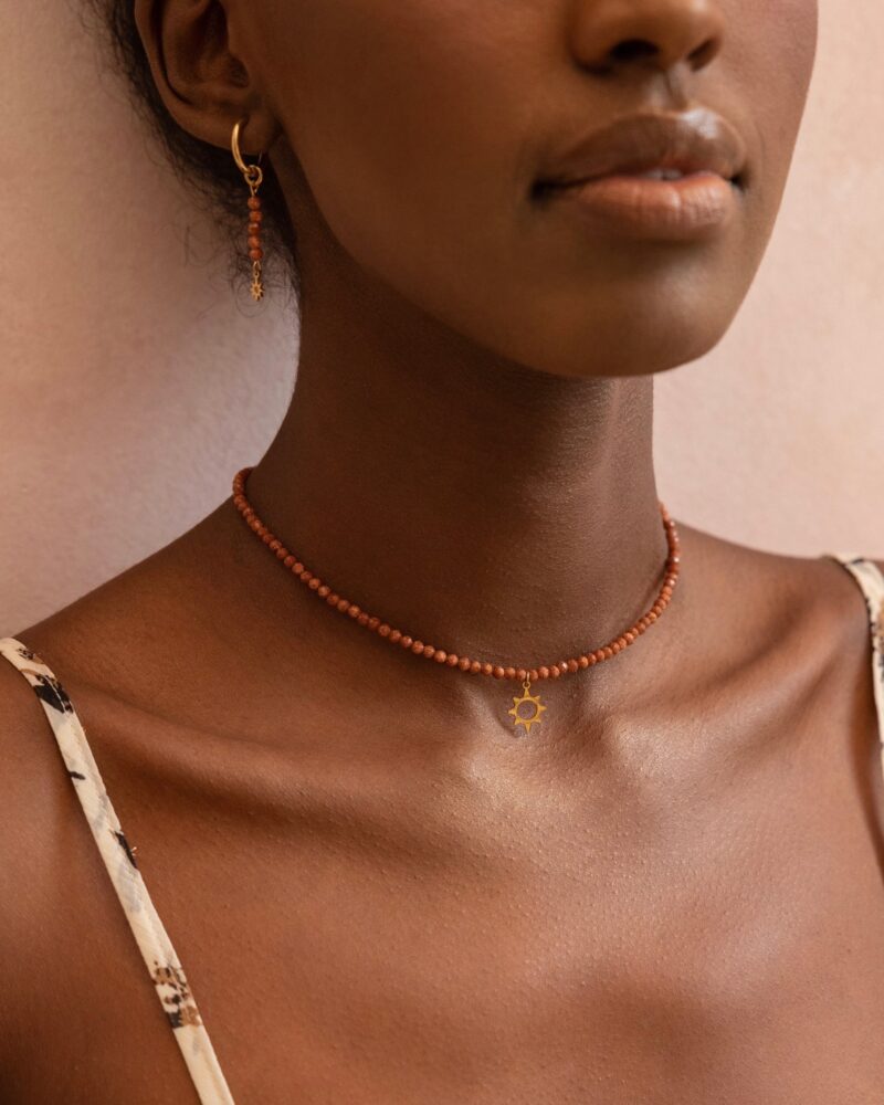Naszyjnik typu choker "Sahara Dream" - Piasek pustyni