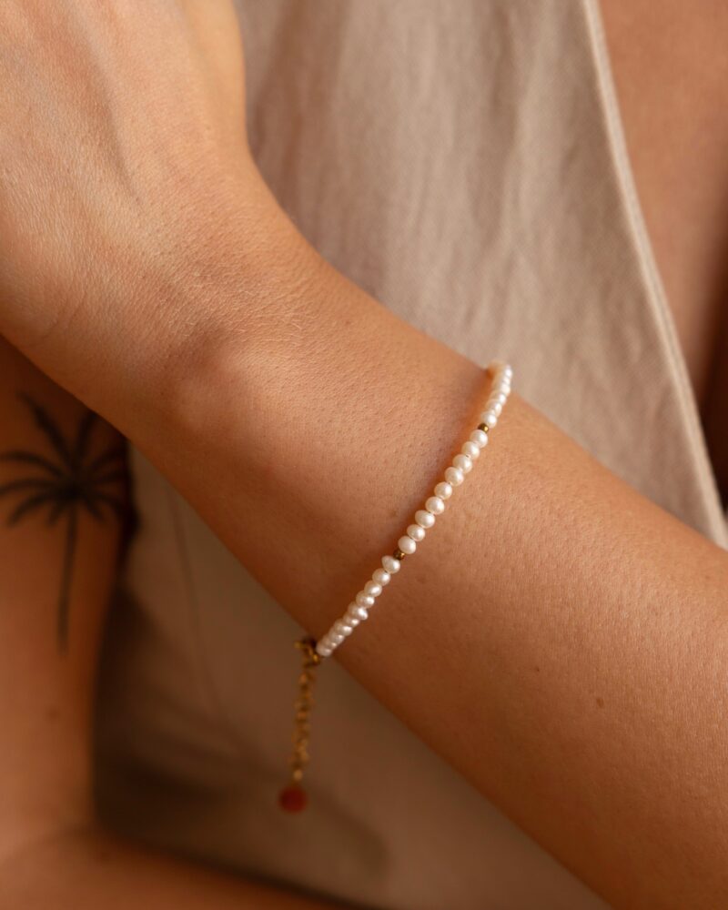 Bransoletka "Minimal Pearl" - perła słodkowodna