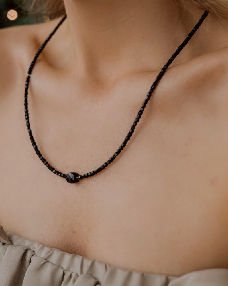 Naszyjnik Elegant black - Turmalin czarny