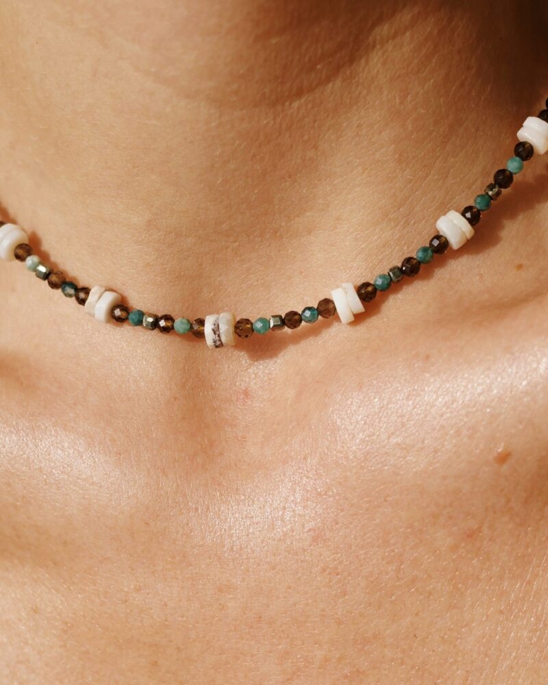 Naszyjnik typu choker No Fear - Piryt