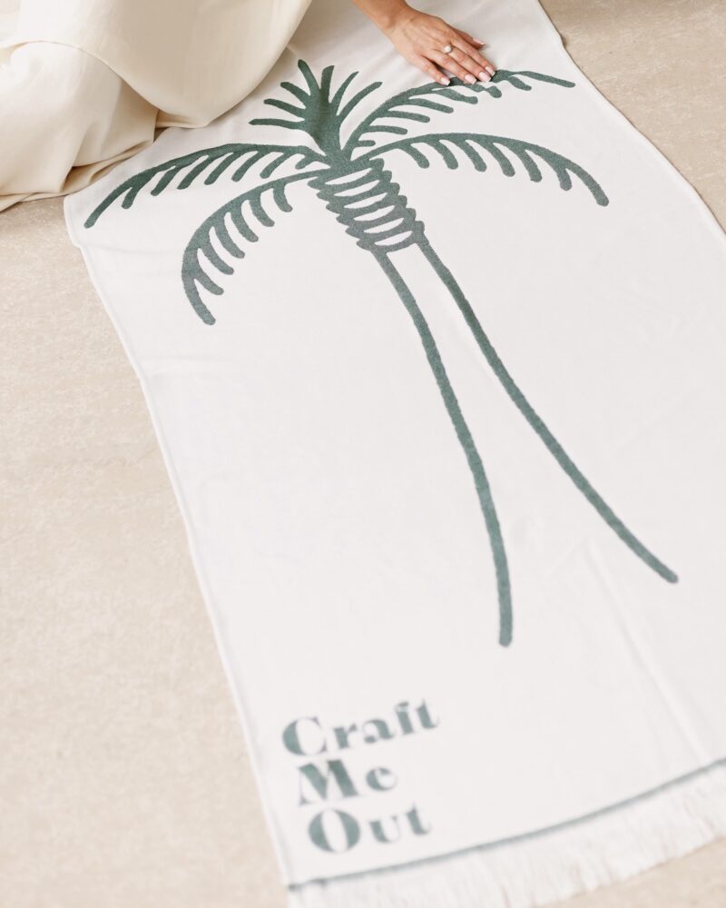 PRE ORDER Ręcznik The palm - ręcznik z bambusa
