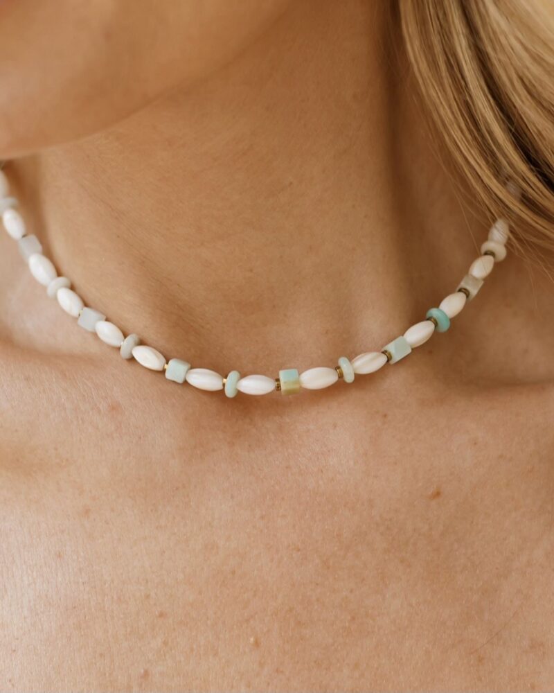 Naszyjnik typu choker Athens - Amazonit