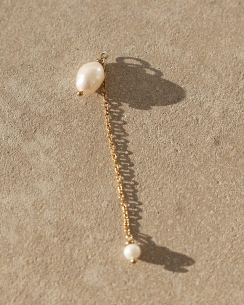 Zawieszka Tender Pearl - Perła słodkowodna, Hematyt