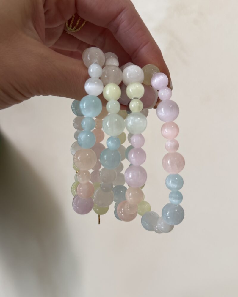 Bransoletka Cotton Candy - Selenit