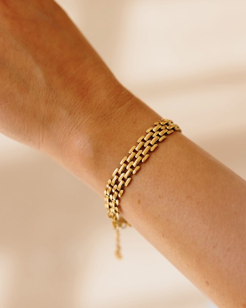 Bransoletka Sage GOLD - stal szlachetna